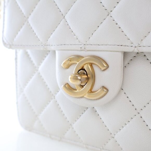 Chanel Small Lamb Chic Pearl Flap Bag - Picture 10 of 11